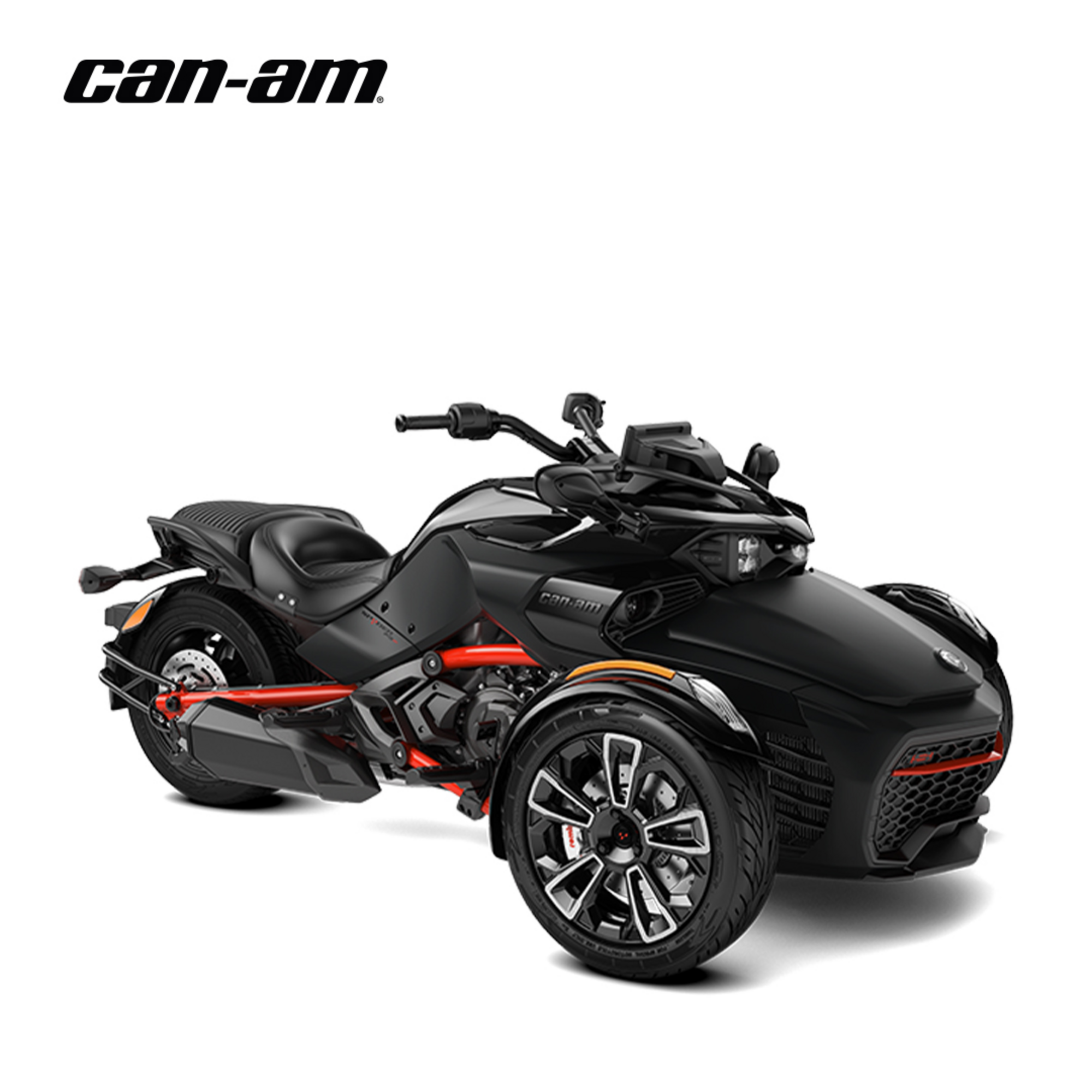 Can-Am Spyder F3-S. Farbe: schwarz, rot