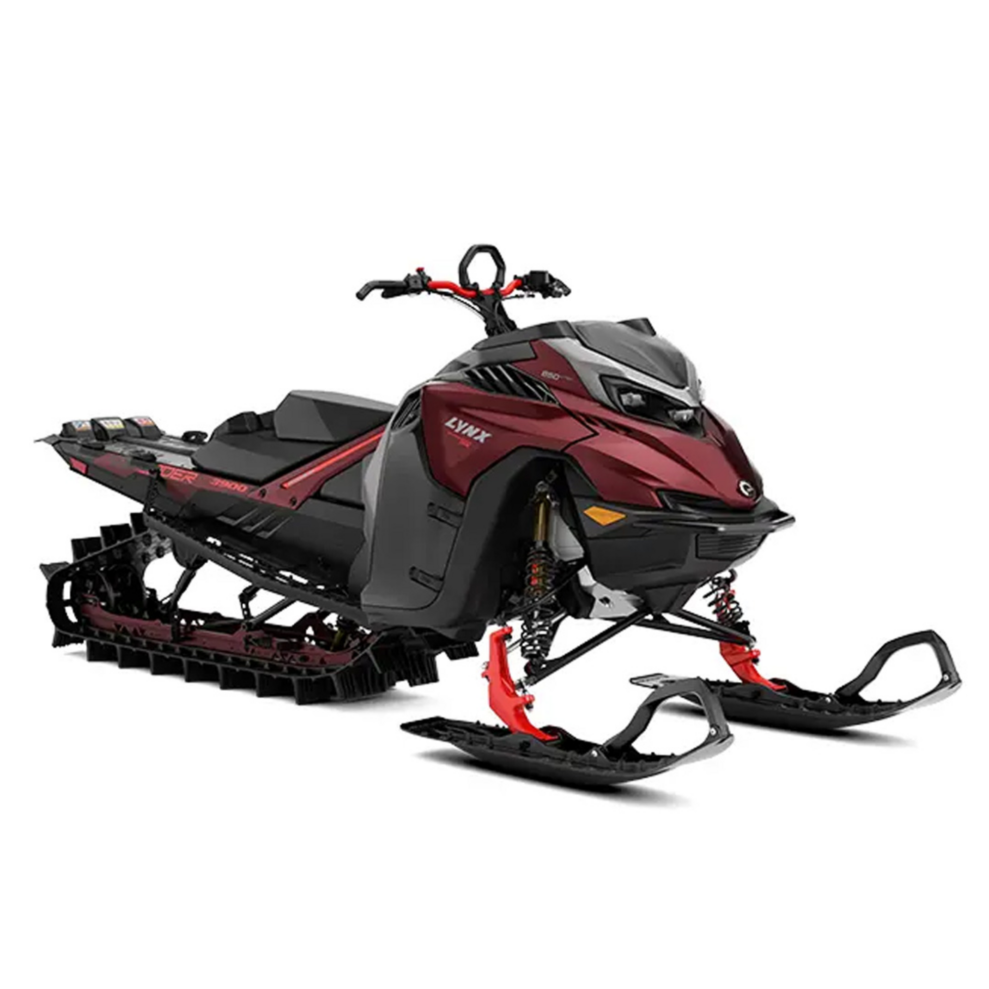 Lynx Shredder DS 850 E-TEC Turbo R. Farbe: dunkelrot, schwarz