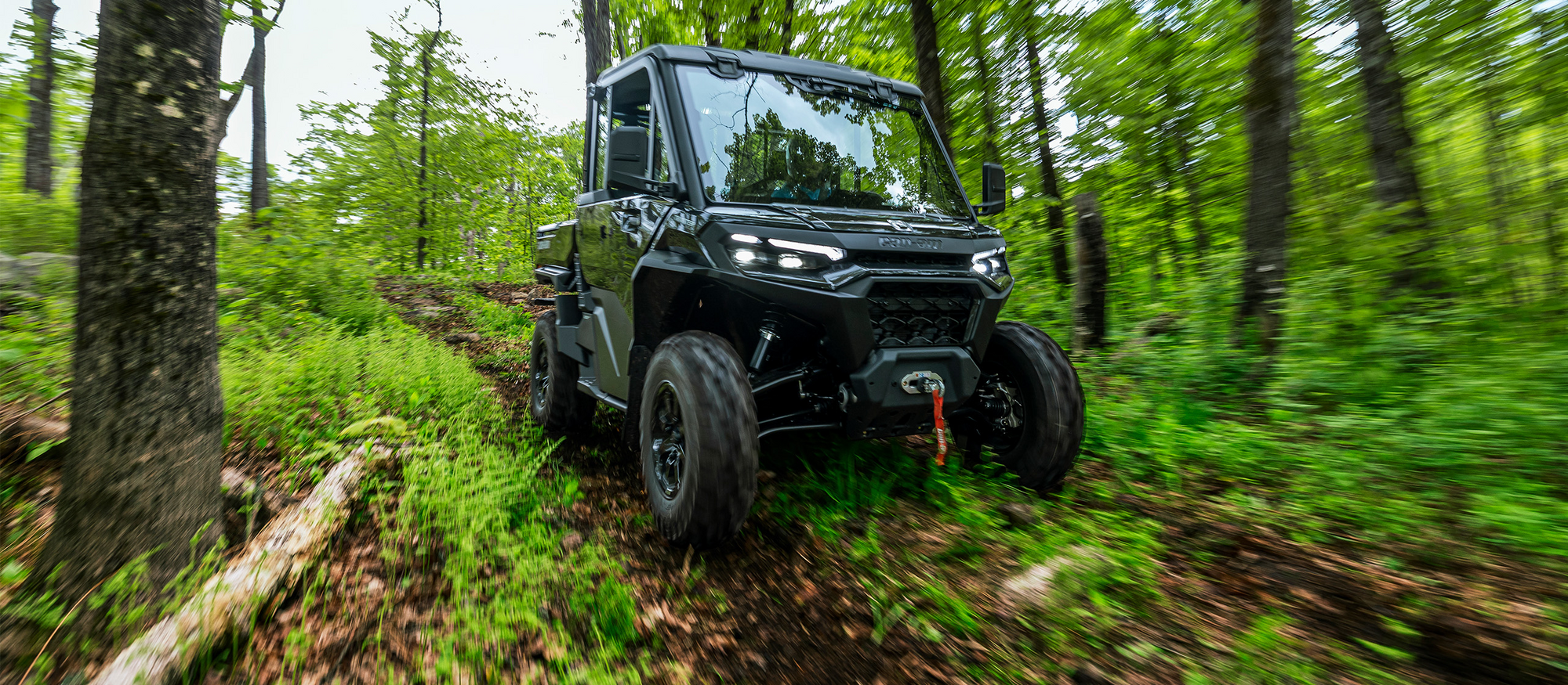Can-Am Traxter im Wald