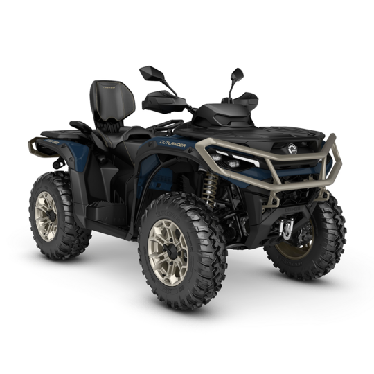 Can-Am Outlander MAX LTD T 1000R. Farbe: blau, grau, schwarz